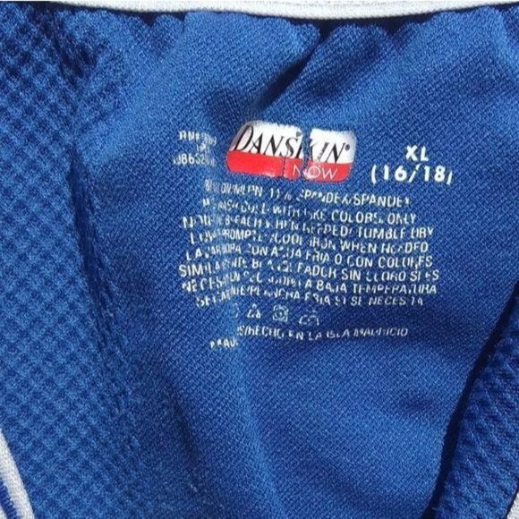 Danskin Now Blue Athletic fitted XL‎ Tank top - Picture 8 of 9